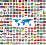 YAZZ Štvorcové puzzle Vlajky
