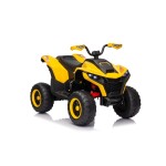 Mamido Detská elektrická štvorkolka Fast Wheel 4x4 žltá