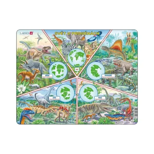 Dino Puzzle Svet v premenách