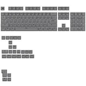 Glorious vymeniteľné klávesy GPBT Basics (ANSI US) - Armor Grey / PBT / 133 ks / ANSI US layout / Cherry MX(+) (GLO-KB-ACC-KC-GPBT-BA-AGRY-US)