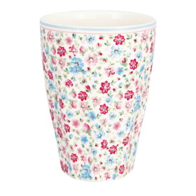 GREEN GATE Latte hrnček Louisa White 400 ml