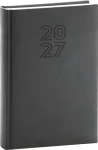 NOTIQUE Aprint 2027 čierna / Denný diár / A5 / Česko-slovenské kalendářium