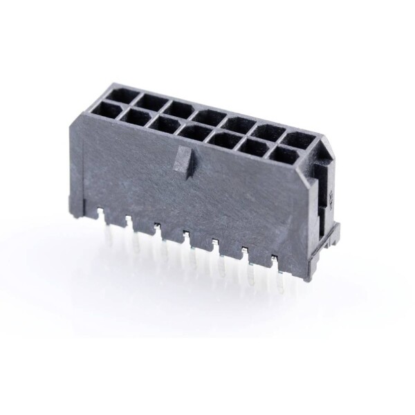 Molex vstavaná pinová lišta (štandardná) Počet pólov 14 Raster (rozteč): 3 mm 430451414 1 ks Tray; 430451414