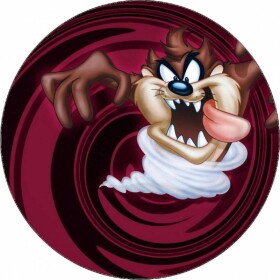 Jedlý papier Looney Tunes Tasmánský čert v pohybe 19,5 cm - Pictu Hap - Pictu Hap