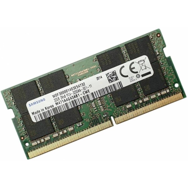 Samsung 32GB 1x 32GB DDR4 3200MHz CL22 SODIMM NON-ECC M471A4G43AB1-CWE