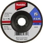 Makita D-27115 / Brúsny lamelový kotúč 125 mm / zrnitosť A120 (D-27115)