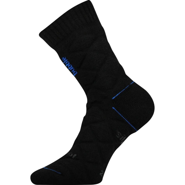 VOXX Ponožky silné dvouvrstvé z merino FORCE s ionty stříbra ČERNÉ 35-38 111785