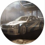 Jedlý papier Need for Speed BMW 3 s pruhmi 19,5 cm - Pictu Hap - Pictu Hap