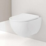 GEBERIT - Acanto Závesné WC, Rimfree, s KeraTect, biela 500.600.01.8