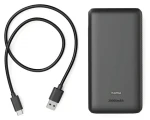 HAMA Power Pack New Performance 20 antracit / Powerbanka / 20000 mAh / 1x USB-C / 2x USB-A / 5V / 3A (002017770000)
