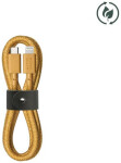 Native Union Belt Cable USB-C - Lighning 1.2m oranžová (BELT-CL-KFT-2-NP)