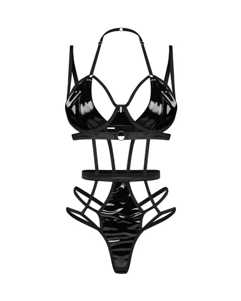 Dámske sexy body Keira Lise teddy black - Obsessive L/XL