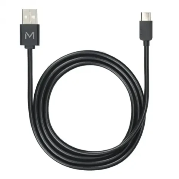 Mobilis kábel USB-C - USB-A / 1 meter / čierna (001278)