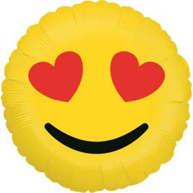 Nafukovací balónik emoji love 46 cm - Grabo