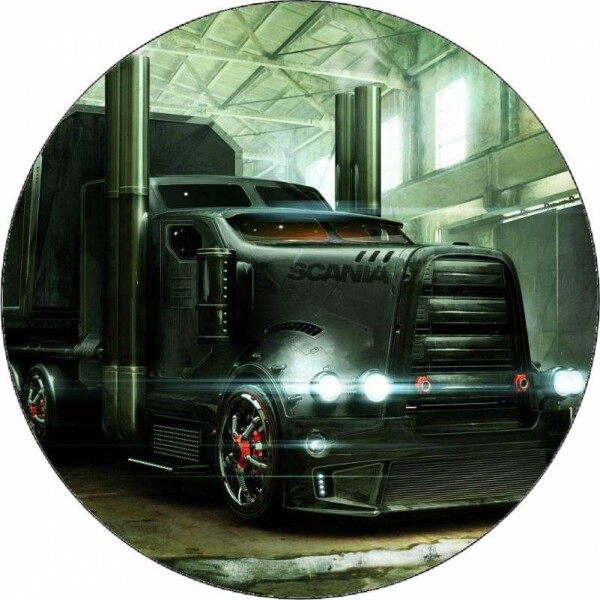 Jedlý papier kamión Scania 19,5 cm - Pictu Hap - Pictu Hap
