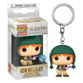 Funko POP Keychain: HP Holiday-Ron