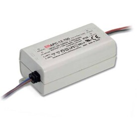 MEAN WELL APC-12-350 LED driver konštantný prúd 12 W 0.35 A 9 - 36 V/DC bez možnosti stmievania, ochrana proti prepätiu; APC-12-350