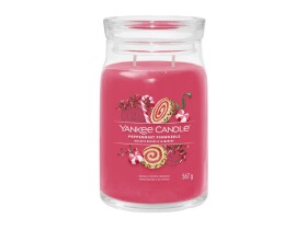 Yankee Candle Signature Peppermint Pinwheels 567g - sviečka veľká 2 knôty / doba horenia: až 90h (5038581141602)