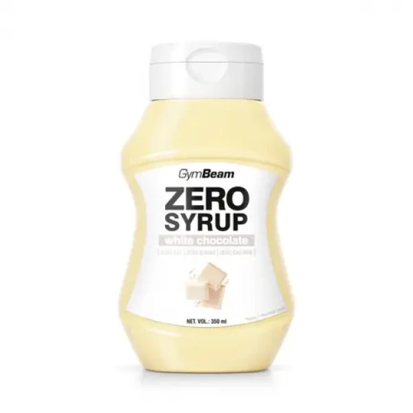 ZERO SIRUP biela čokoláda - GymBeam (350 ml) (28816-1-350ml-white-chocolate)