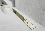 MEXEN/S - Flat M18 odtokový žľab 100 cm zlatý 1523100-15