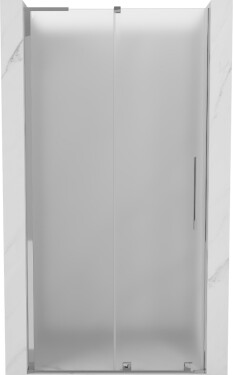 MEXEN/S - Velar L posuvné sprchové dvere 120, dekor, chróm 871-120-003-31-01