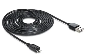DeLock kábel Easy USB 2.0 A samec USB 2.0 micro B samec 3 m (83368)