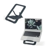 Leitz Ergo tmavo šedá / Stojan na notebook / Hliníkový / Výškovo nastaviteľný / 10-17" (63460089)
