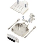 TRU COMPONENTS TCMHDM15HDS26K 7708944 sada D-SUB zásuvková lišta 180 ° Pólov: 26 spájkovaný 1 ks; 7708944
