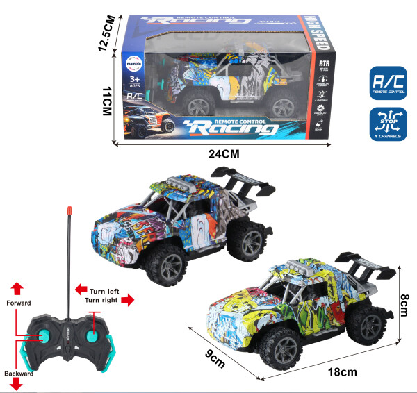 Mamido Mamido Terénne auto na diaľkové ovládanie graffiti MT1372