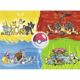 Ravensburger - Puzzle - Druhy Pokémonov