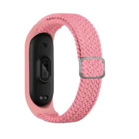 Beline Textilný opasok Mi Band 5/6/7 ružová / Remienok pre XIAOMI Mi Band / Textilný