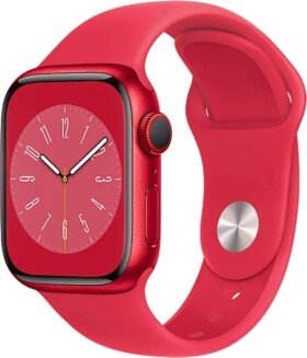 Apple Apple Watch Series 8 MNJ23UL/A 41mm, Smart watches, GPS (satellite), Retina LTPO OLED, Touchscreen, Heart rate monitor, Waterproof, Bluetooth, Wi-Fi, eSIM, Red, Red