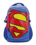Presco Group Školský batoh s pončom Superman - POP / 46.5x32x17 cm / vhodný od 3. triedy (A-4427)
