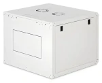 Digitus Dynamic čierna / Nástenný rozvádzač / 19" / 12U / 638x600x600 mm / sklenené dvere / IP20 (DN-19 12U-6/6-EC-SW)