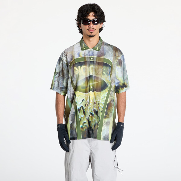 Tričko Nike x NOCTA Opal Men's Button-Down Top Oil Green/ Black L