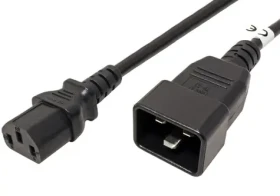 PremiumCord Kábel sieťový prepojovací 230V 10A 3M / konektory IEC 320 C13 - IEC 320 C20 (8592220019402)