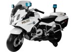 Mamido Elektrická motorka BMW R1200 Polícia biela