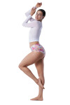 Dámske maxi nohavičky Pastel Dream - JULIMEX Bílá S