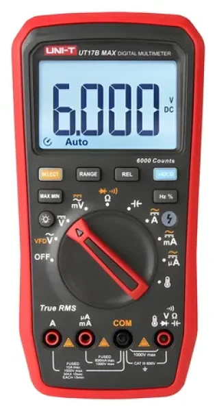UNI-T UT17B MAX / Digitálny multimeter / True RMS / meranie teploty / CAT III 600V (UT17B MAX)