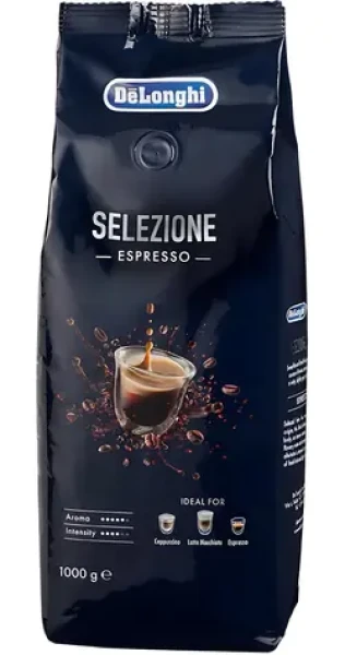 DeLonghi Selezione Espresso 1 kg / Zrnková káva / 70% Arabica 30% Robusta / Intenzita 4 (100002201974)