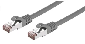 C-tech patchcord Cat6 FTP 0.25 m sivá (8954125014805)