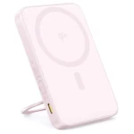 Baseus PicoGo Qi2 s otočným stojanom 5000mAh 20W ružová / Powerbanka / USB-C / Qi2 / Magsafe (P10076800413-00)