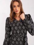 Šaty LK SK 509474 1.52P sivá čierna L/XL