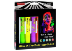 Mamido Súprava na maľovanie na tvár neónové fluorescenčné fixy a pastelky 6 ks