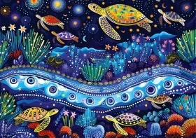 YAZZ Puzzle Korytnačky