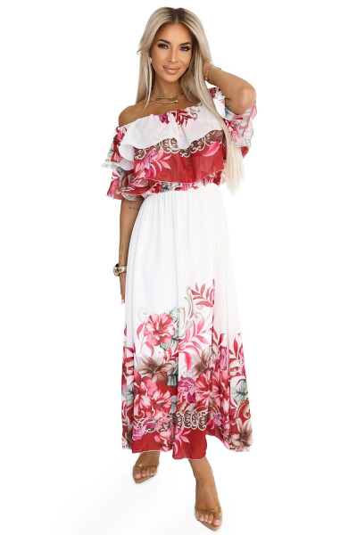 Dámske šaty 606-1 - Numoco basic vícebarevná Univerzální