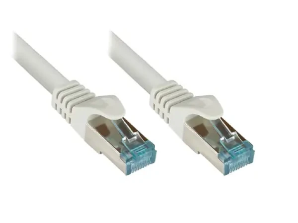 Good Connections šedá / Patch kábel / Cat.6A / S/FTP / 0,5 m / 10 Gbit/s (8064-H005)