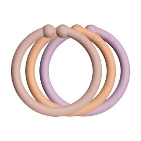 BIBS Loops krúžky blush/peach/dusky lilac