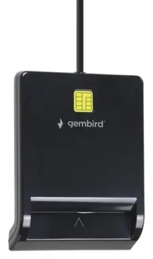 Gembird FD2-SCR čierna / Čítačka kariet / SMART card / USB 2.0 (FD2-SCR)
