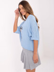 Jumper MI SW 2101.06 svetlo modrý jedna velikost